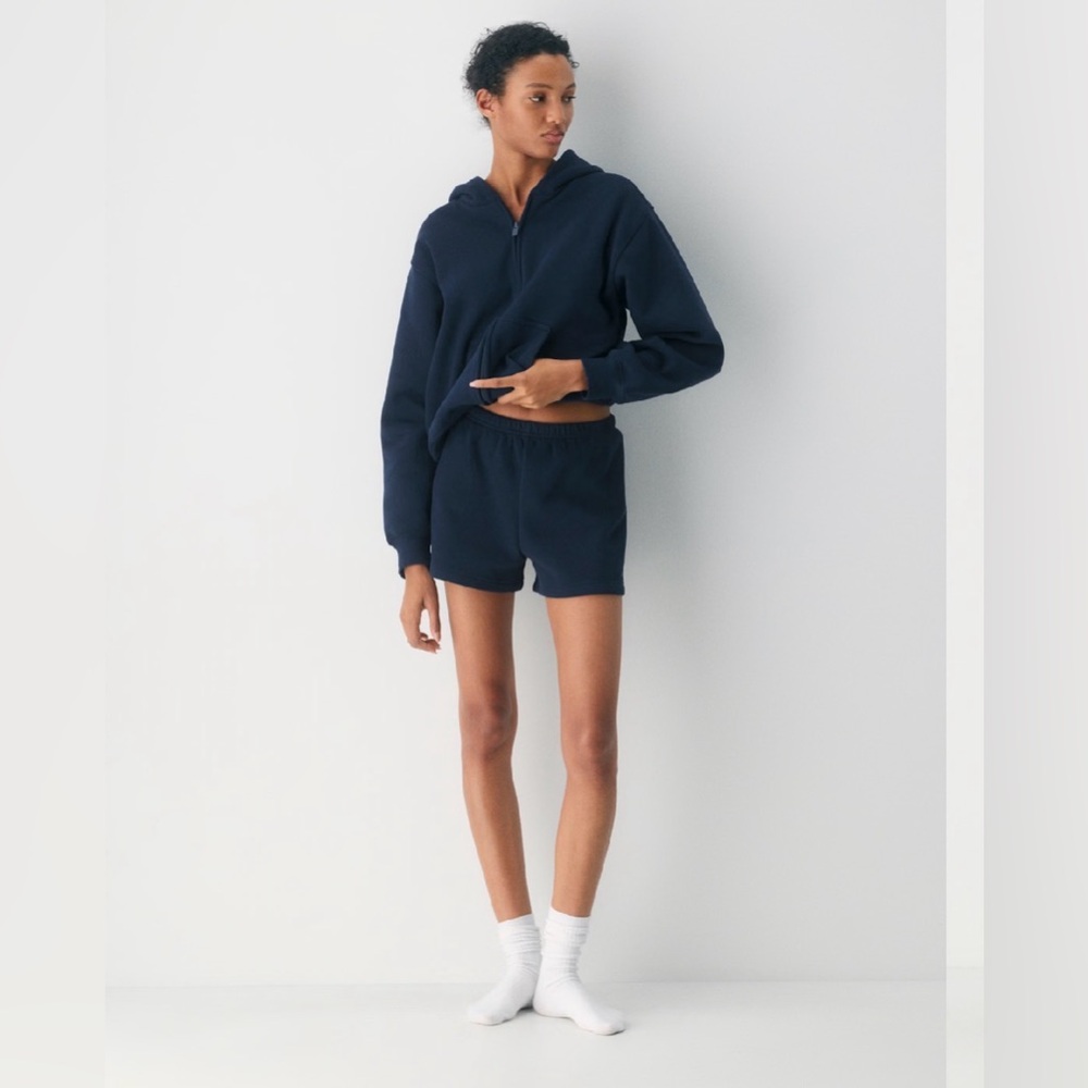 Aritzia Cozy Sweatfleece Perfect Hi-rise Mini Short